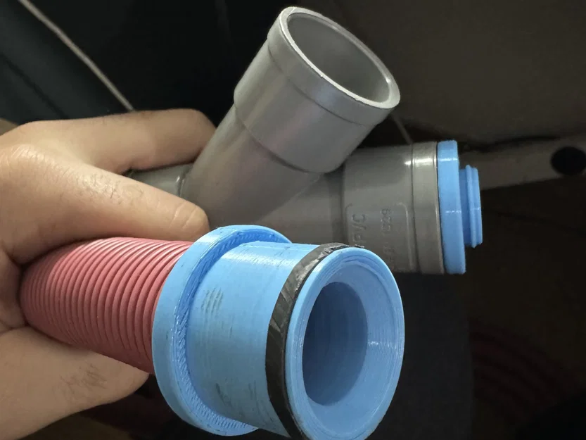 Khớp nối ống ruột gà với ống PVC - Image 2