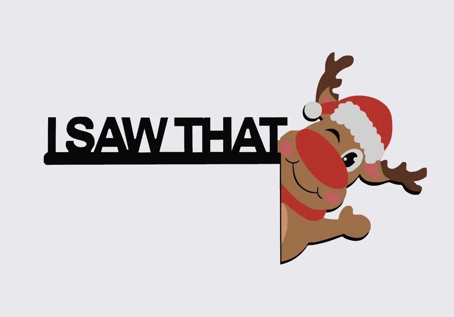 Trang Trí Khung Cửa Hình Tuần Lộc Dễ Thương Nhưng Lén Lút - Image 1