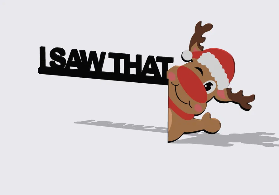 Trang Trí Khung Cửa Hình Tuần Lộc Dễ Thương Nhưng Lén Lút - Image 2