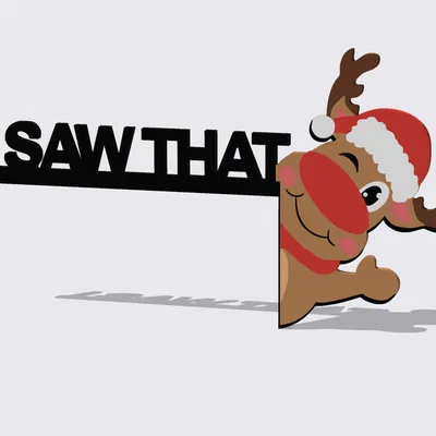 Trang Trí Khung Cửa Hình Tuần Lộc Dễ Thương Nhưng Lén Lút