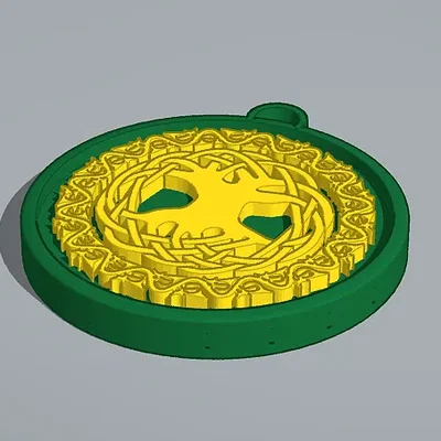Mặt dây chuyền Cây Sự Sống Celtic / Norse 49