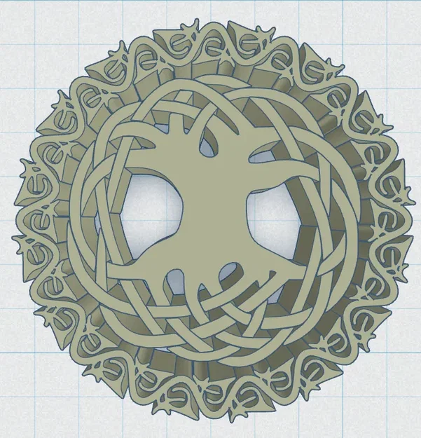 Mặt dây chuyền Cây Sự Sống Celtic / Norse 49 - Image 3