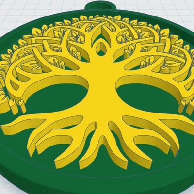 Mặt Dây Chuyền Cây Sự Sống Phong Cách Celtic / Bắc Âu 46