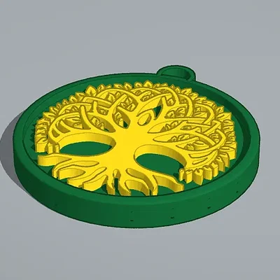 Mặt Dây Chuyền Cây Sự Sống Phong Cách Celtic / Bắc Âu 46