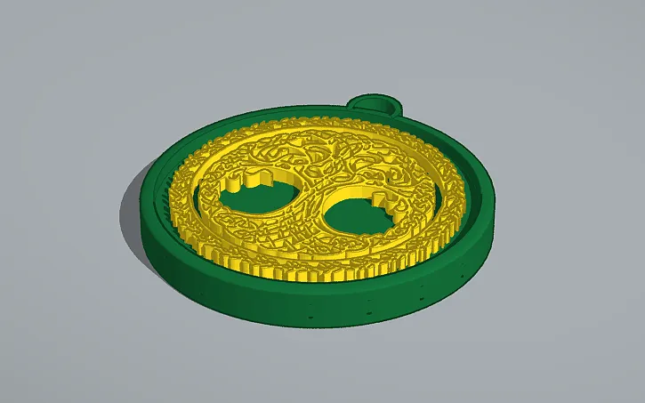 Mặt Dây Chuyền Cây Sự Sống Celtic / Norse 47 - Image 2