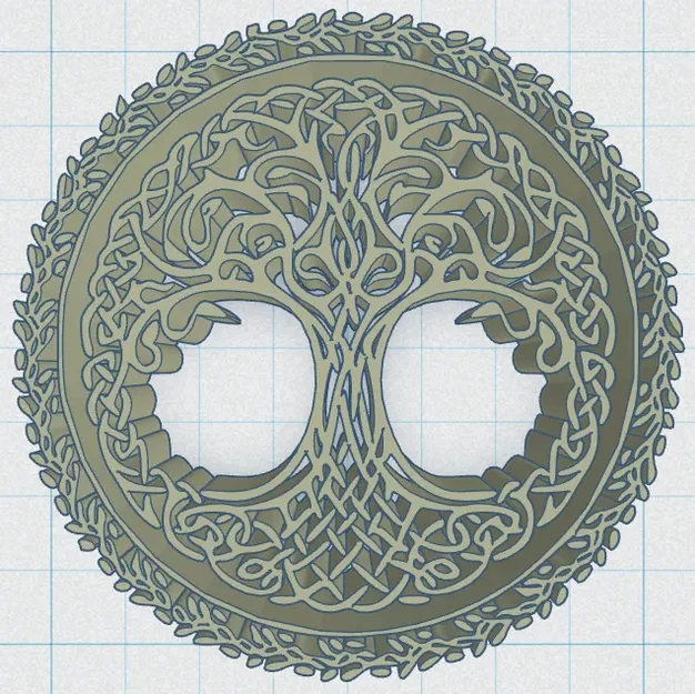 Mặt Dây Chuyền Cây Sự Sống Celtic / Norse 47 - Image 3