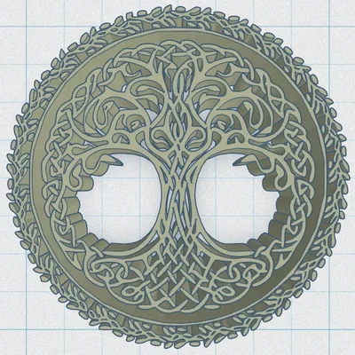 Mặt Dây Chuyền Cây Sự Sống Celtic / Norse 47