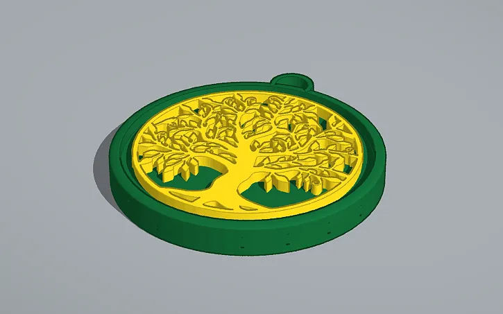 Mặt Dây Chuyền Cây Sự Sống Celtic / Bắc Âu 44 - Image 2