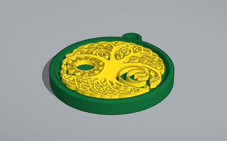 Mặt Dây Chuyền Cây Sự Sống Phong Cách Celtic/Bắc Âu 41 - Image 2