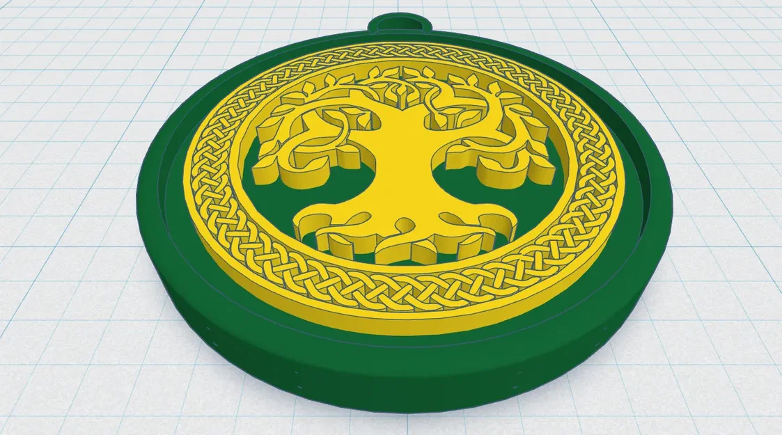 Celtic / Norse - Mặt Dây Chuyền Cây Sự Sống 39 - Image 1