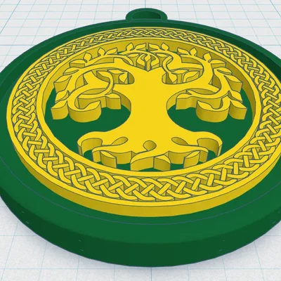 Celtic / Norse - Mặt Dây Chuyền Cây Sự Sống 39