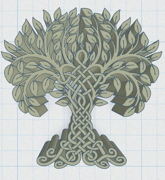 Mặt Dây Chuyền Cây Sự Sống Celtic / Norse 40 - Image 3