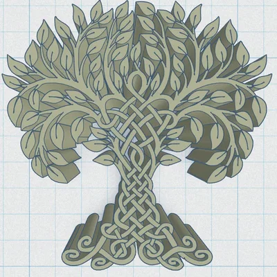Mặt Dây Chuyền Cây Sự Sống Celtic / Norse 40