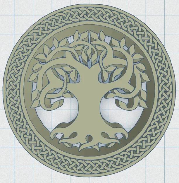 Celtic / Norse - Mặt Dây Chuyền Cây Sự Sống 39 - Image 3
