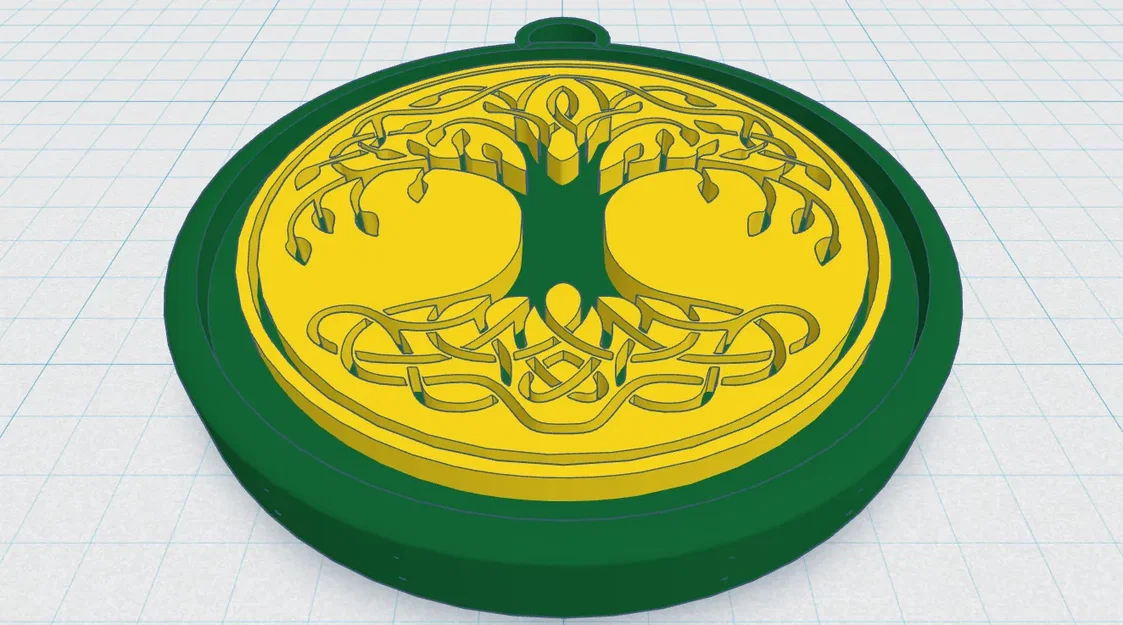 Celtic / Norse - Dây Chuyền Cây Sự Sống 33 - Image 1