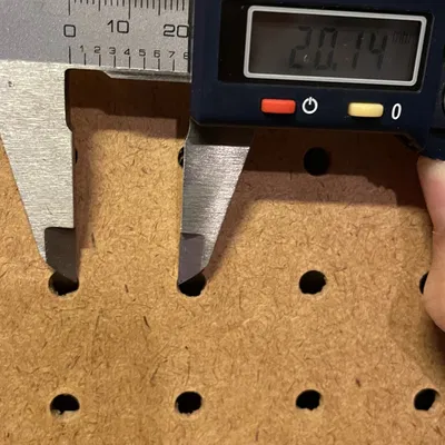 Very average peg board hook