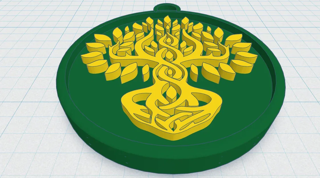 Celtic / Norse - Mặt Dây Chuyền Cây Sự Sống 37 - Image 1