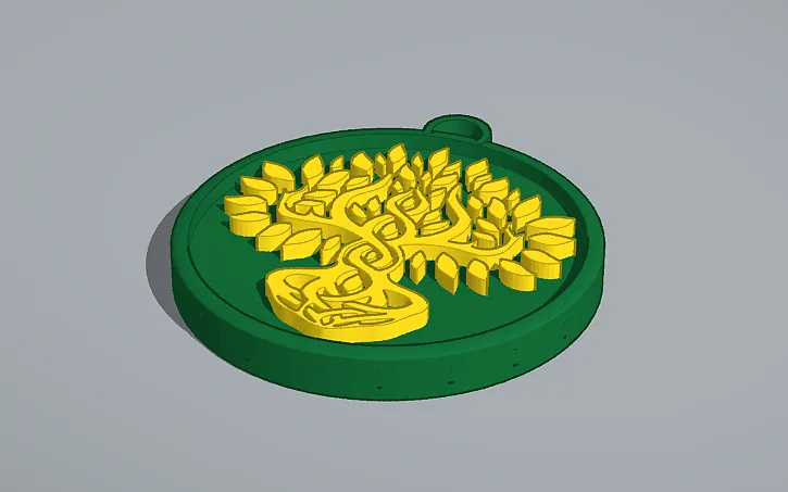 Celtic / Norse - Mặt Dây Chuyền Cây Sự Sống 37 - Image 2