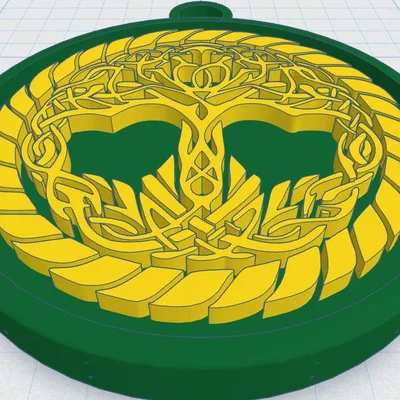 Mặt Dây Chuyền Cây Sự Sống Celtic / Norse 38