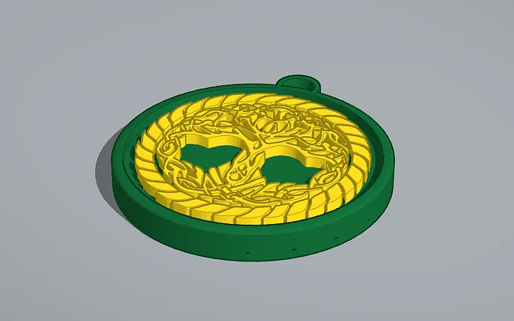 Mặt Dây Chuyền Cây Sự Sống Celtic / Norse 38 - Image 2