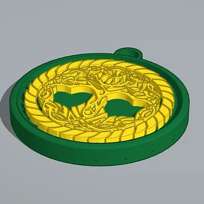 Mặt Dây Chuyền Cây Sự Sống Celtic / Norse 38