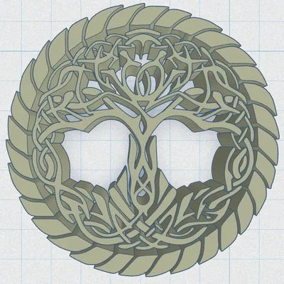 Mặt Dây Chuyền Cây Sự Sống Celtic / Norse 38
