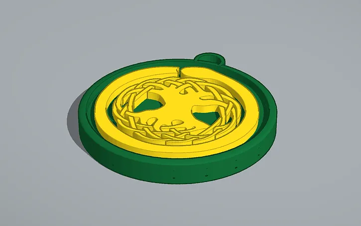 Mặt dây chuyền Cây Sự Sống Celtic / Bắc Âu 31 - Image 1