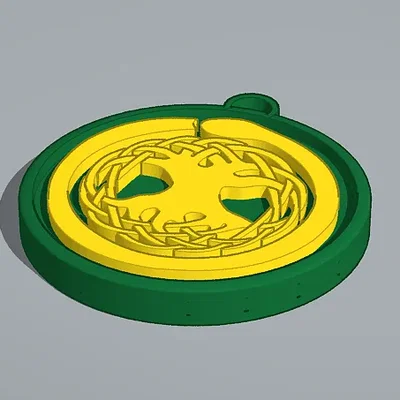 Mặt dây chuyền Cây Sự Sống Celtic / Bắc Âu 31