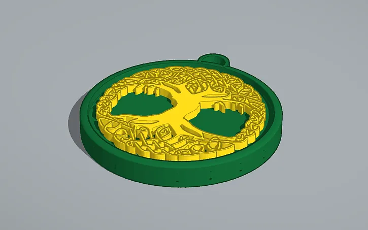 Mặt Dây Chuyền Cây Sự Sống Celtic / Norse 32 - Image 2