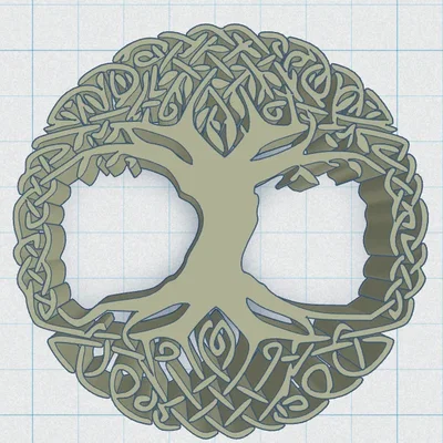 Mặt Dây Chuyền Cây Sự Sống Celtic / Norse 32
