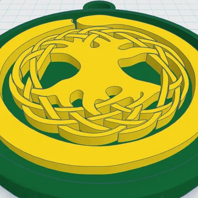Mặt dây chuyền Cây Sự Sống Celtic / Bắc Âu 31
