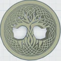 Mặt dây chuyền Cây Sự Sống Celtic / Bắc Âu 35 - Thumbnail 3