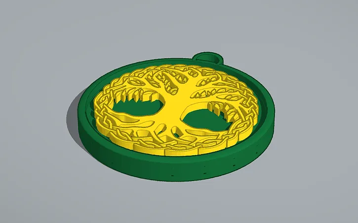 Celtic / Norse - Mặt Dây Chuyền Cây Sự Sống 34 - Image 2