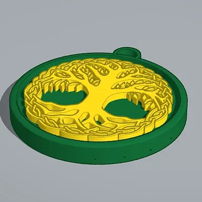 Celtic / Norse - Mặt Dây Chuyền Cây Sự Sống 34
