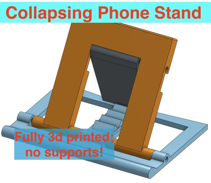 Giá Đỡ Điện Thoại Gấp Gọn | In 3D Toàn Diện, Không Cần Hỗ Trợ - Image 1