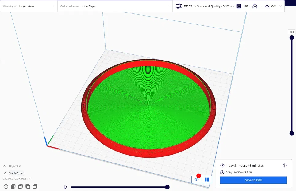 Đĩa Golf Putter Bay Thấp Ổn Định - Image 4