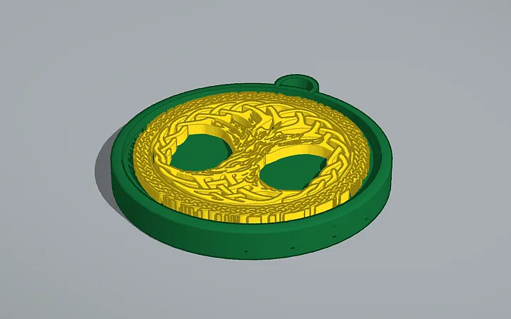Mặt Dây Chuyền Cây Sự Sống Phong Cách Celtic / Bắc Âu 27 - Image 3