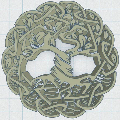 Mặt Dây Chuyền Cây Sự Sống Celtic / Norse 25