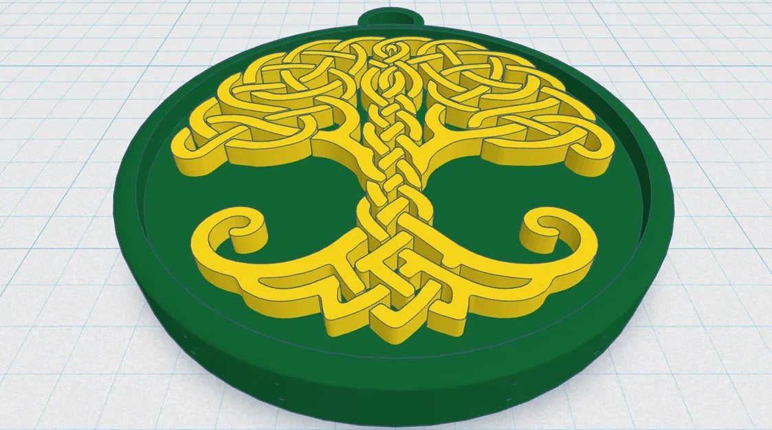 Mặt Dây Chuyền Cây Sự Sống Celtic / Norse 23 - Image 1