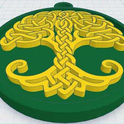 Mặt Dây Chuyền Cây Sự Sống Celtic / Norse 23