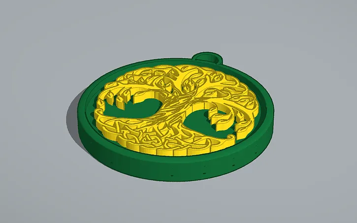 Mặt Dây Chuyền Cây Sự Sống Celtic / Norse 22 - Image 2