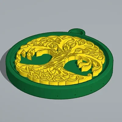 Mặt Dây Chuyền Cây Sự Sống Celtic / Norse 22