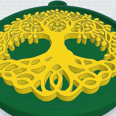 Mặt dây chuyền Cây Sự Sống Phong Cách Celtic / Bắc Âu 20