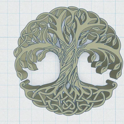 Mặt Dây Chuyền Cây Sự Sống Celtic / Norse 22