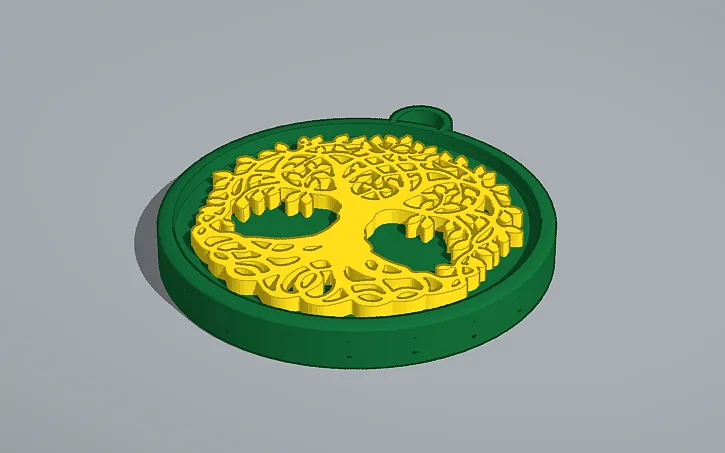 Mặt dây chuyền Cây Sự Sống Phong Cách Celtic / Bắc Âu 20 - Image 2