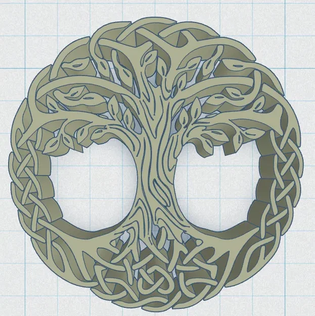 Mặt Dây Chuyền Cây Sự Sống Celtic / Norse 15 - Image 2