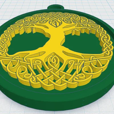 Mặt Dây Chuyền Cây Sự Sống Phong Cách Celtic / Bắc Âu 17
