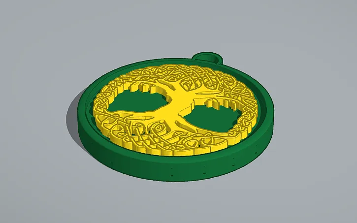 Mặt Dây Chuyền Cây Sự Sống Phong Cách Celtic / Bắc Âu 17 - Image 2