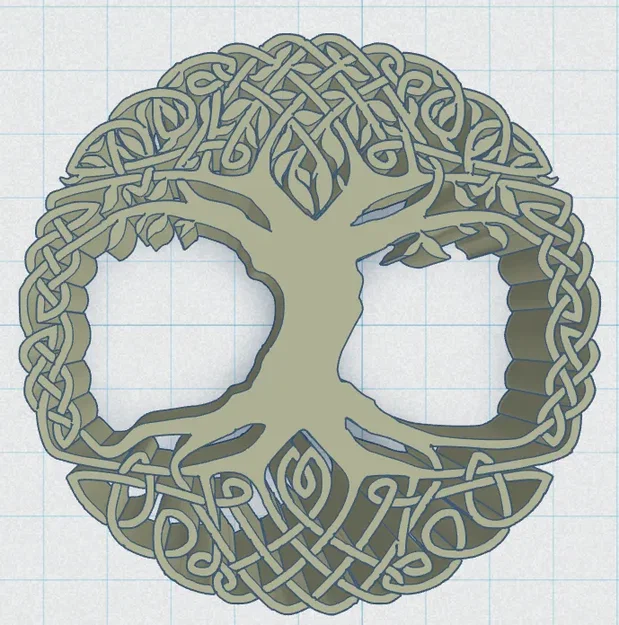Mặt Dây Chuyền Cây Sự Sống Phong Cách Celtic / Bắc Âu 17 - Image 3