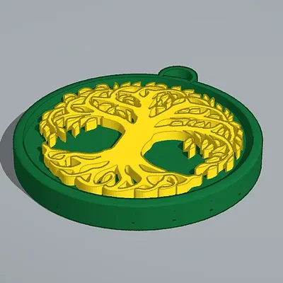 Mặt Dây Chuyền Cây Sự Sống Celtic / Norse 11